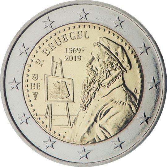 2 Euro Belgien 2019 – 450 Jahre seit dem Tod von Pieter Bruegel der Elder