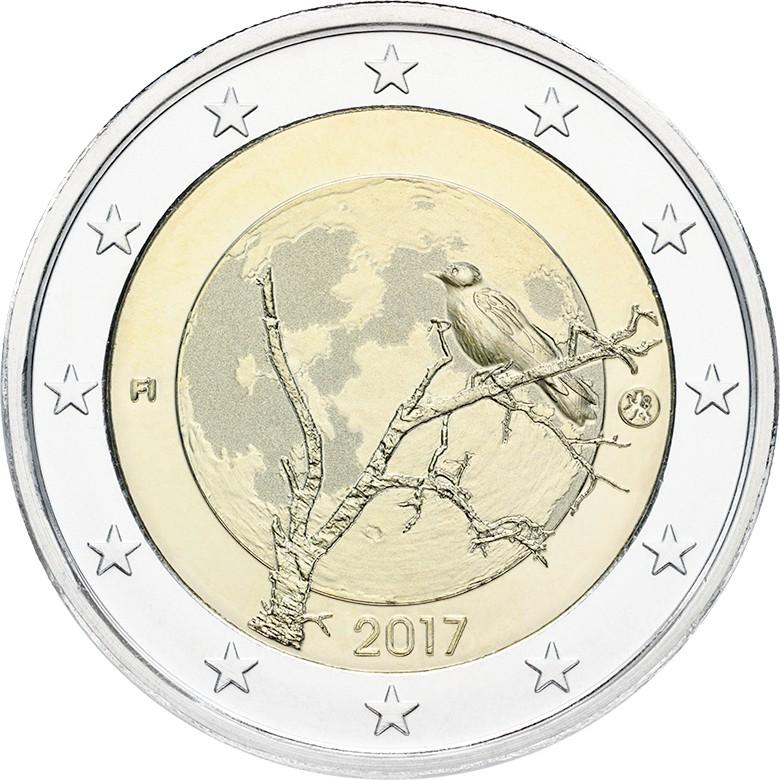 2 Euro Finnland 2017 – Finnischen Natur