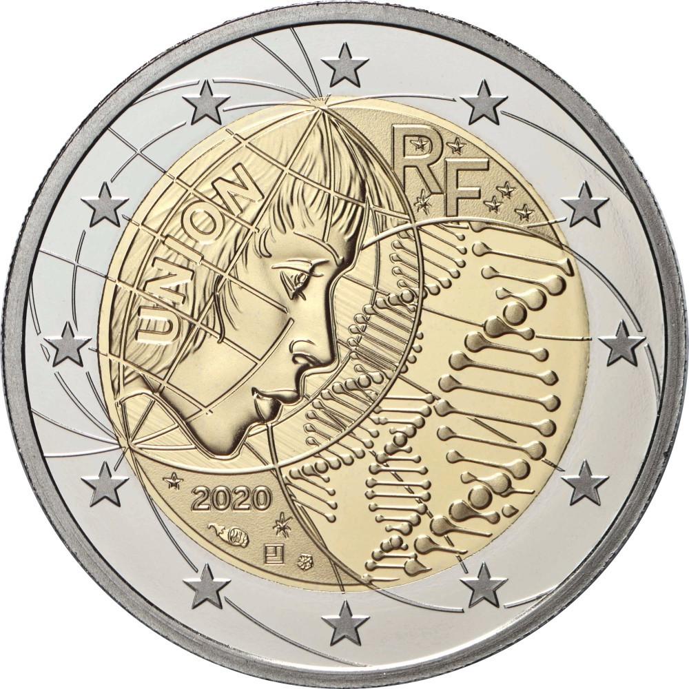 2 Euro Frankreich 2020 – Medizinische Forschung