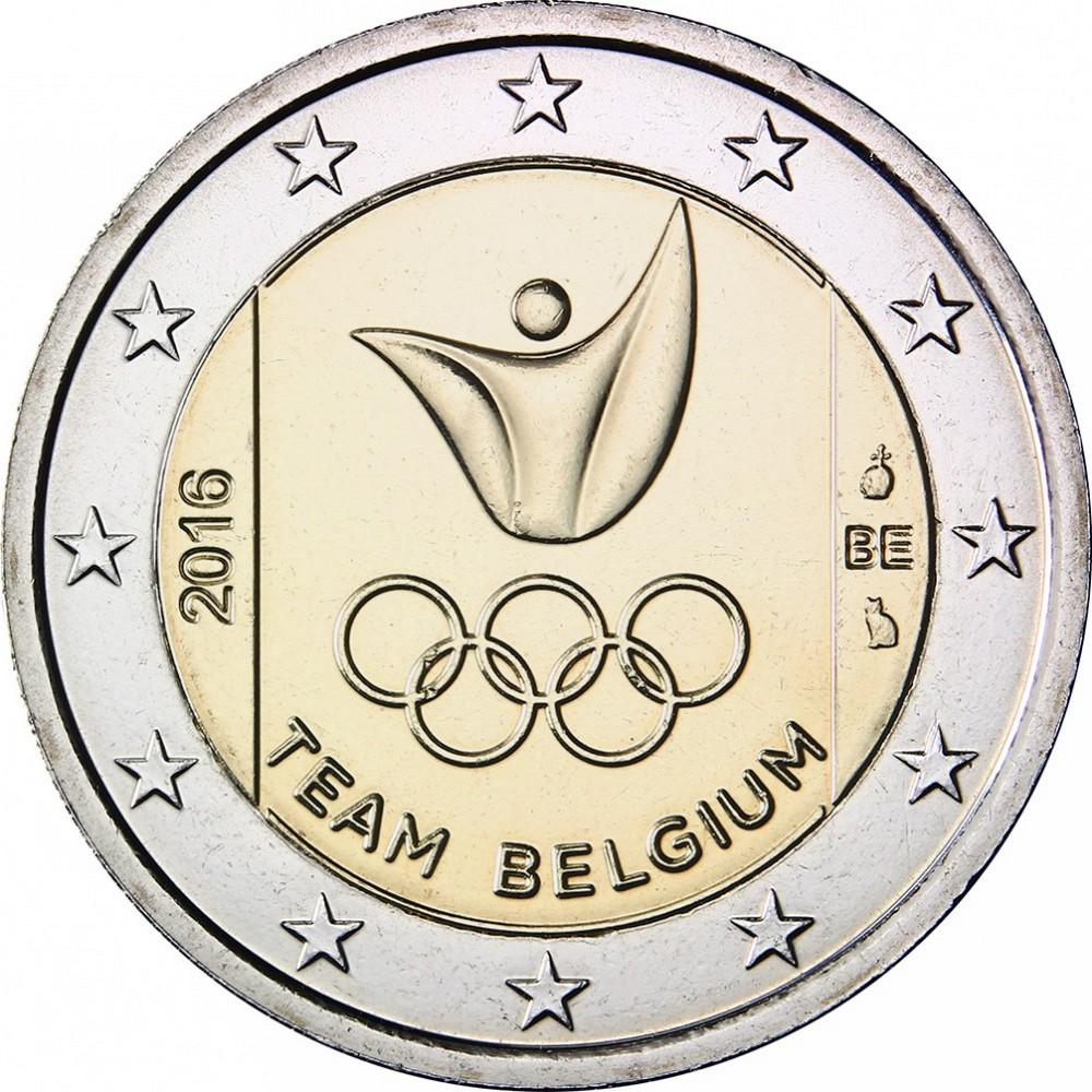 2 Euro Belgien 2016 – 2016 Olympische Sommerspiele