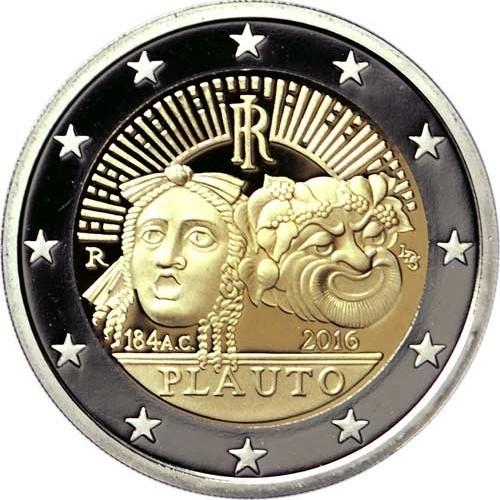2 Euro Italien 2016 – 550 Jahre seit dem Tod von Donatello
