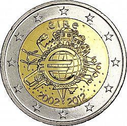 2 Euro Irland 2012 – 10. Jahrestag des Euro
