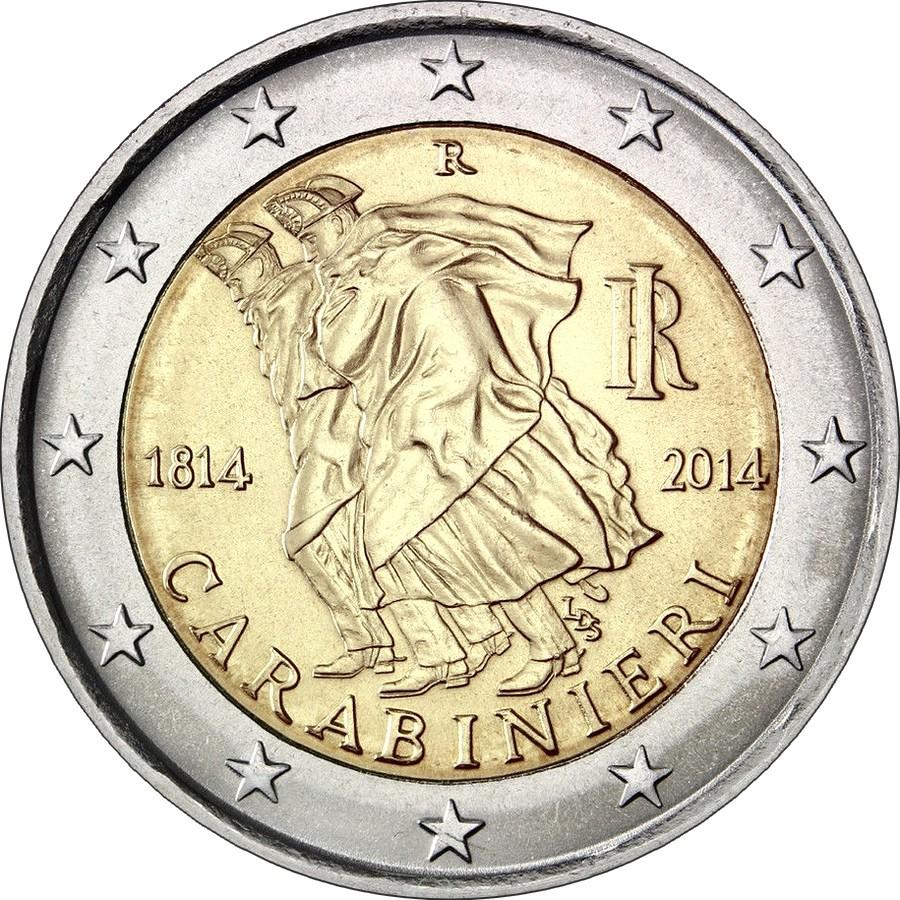 2 Euro Italien 2014 – 200. Jahrestag von der Carabinieri