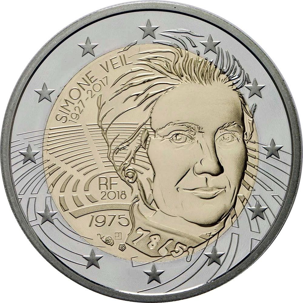 2 Euro Frankreich 2018 – Simone Veil
