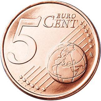 Rückseite: 5 Cent Spanien 2005