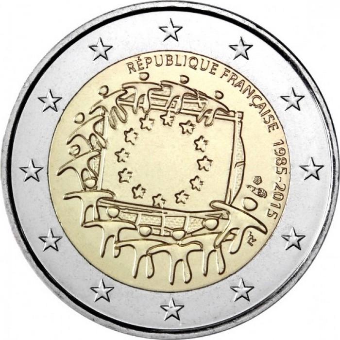 2 Euro Frankreich 2015 – 70 Jahre Frieden in Europa