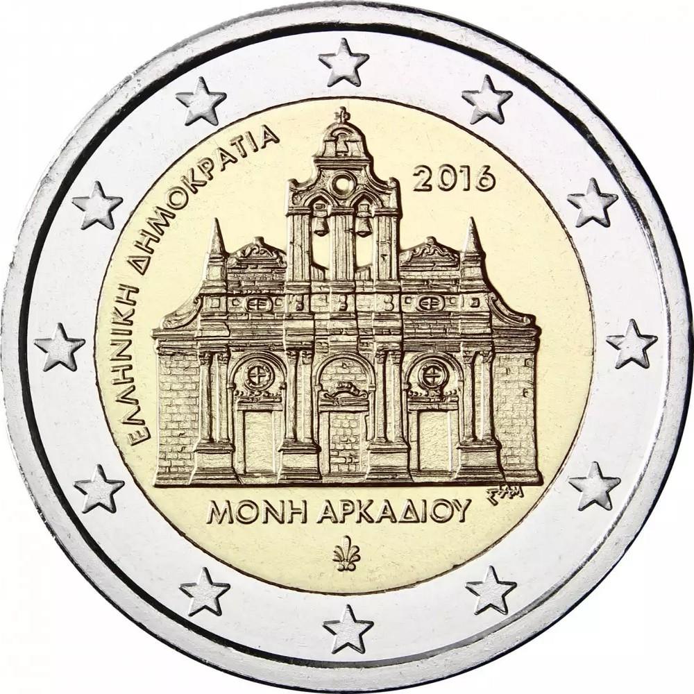 2 Euro Griechenland 2016 – 150 Jahre seit Brand des Arkadi-Klosters