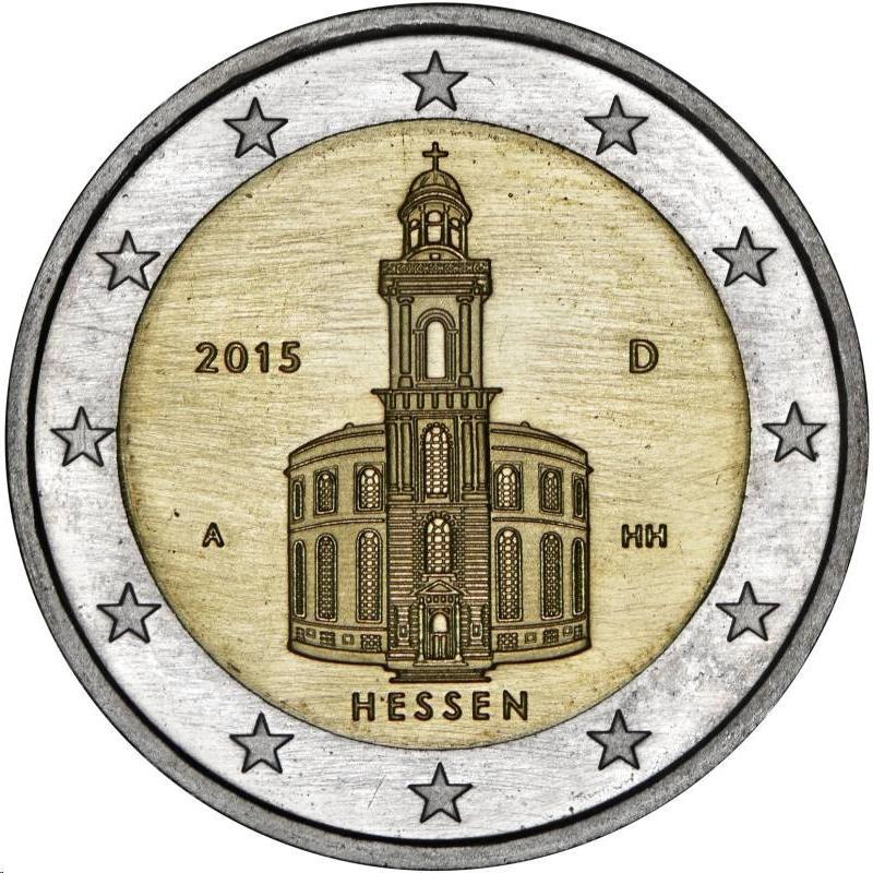 2 Euro Deutschland 2015 – 30. Jahrestag der Flagge der Europäischen Union