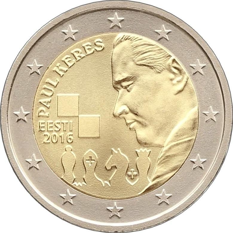 2 Euro Estland 2016 – 100 Jahre seit der Geburt von Paul Kérès