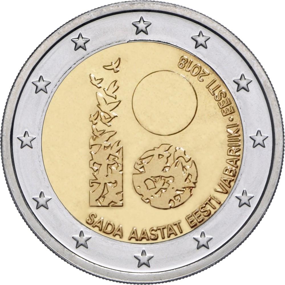 2 Euro Estland 2018 – 100. Jahrestag der Republik Estland
