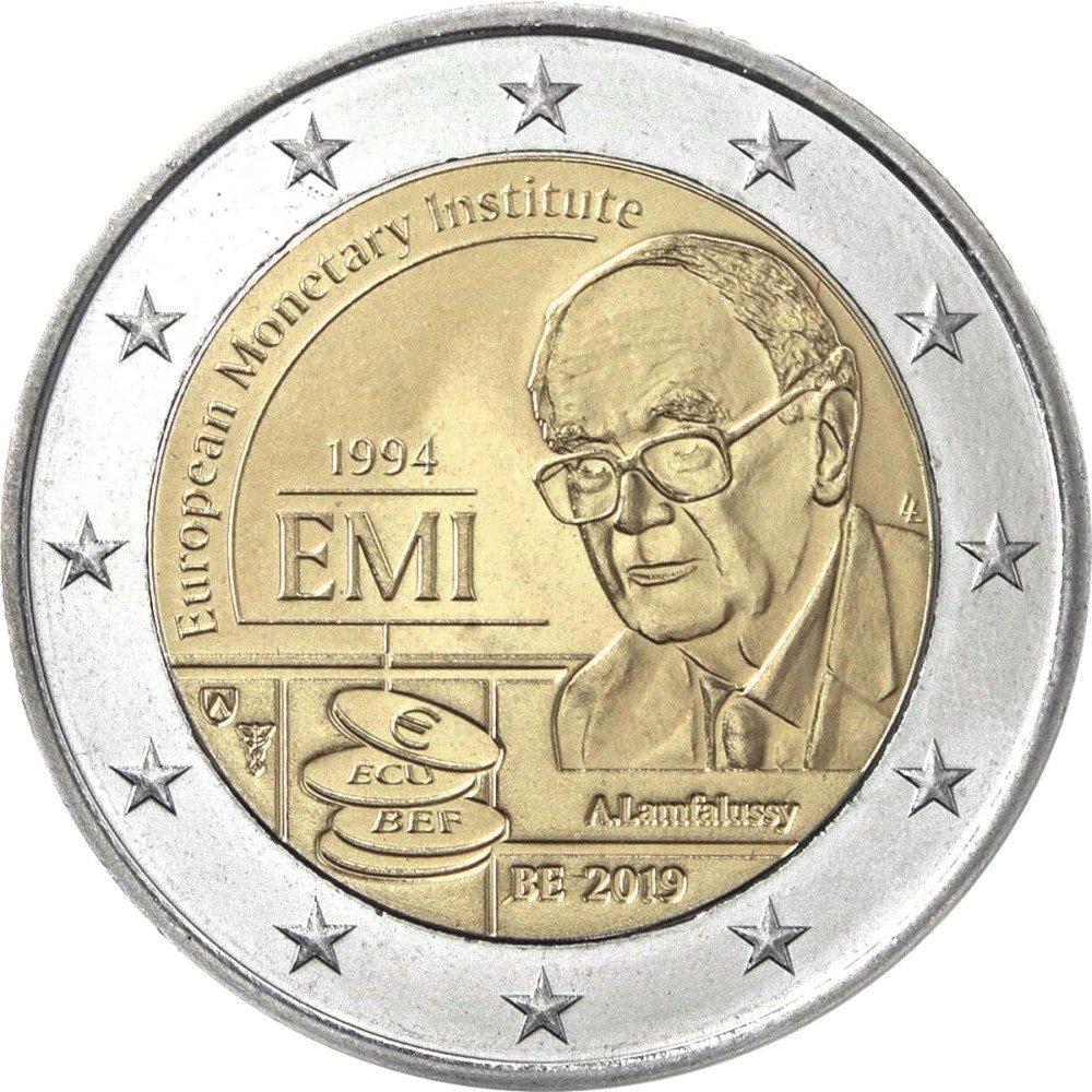 2 Euro Belgien 2019 – 25 Jahre seit Gründung des Europäischen Währungsinstituts