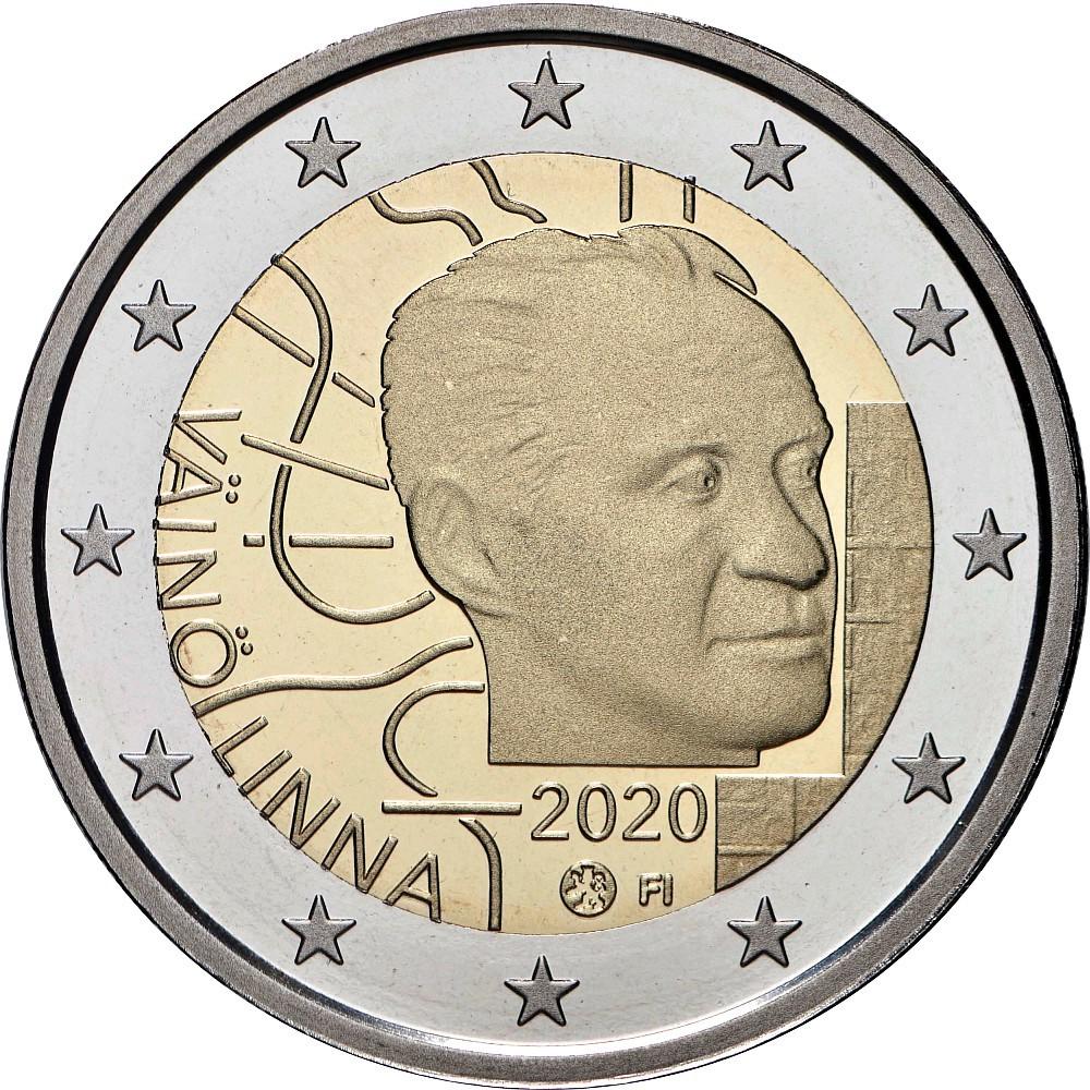 2 Euro Finnland 2020 – 100 Jahre seit der Geburt von Väinö Linna