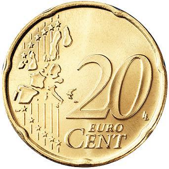 Rückseite: 20 Cent Finnland 2001