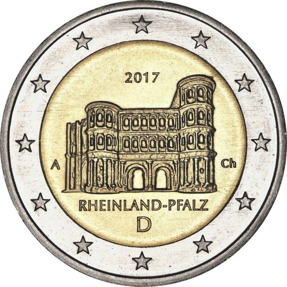 2 Euro Deutschland 2017 – Rheinland-Pfalz: Porta Nigra in Trier
