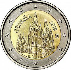 2 Euro Spanien 2012 – 3. Ausgabe der UNESCO-Welterbe-Serie: Kathedrale von Burgos