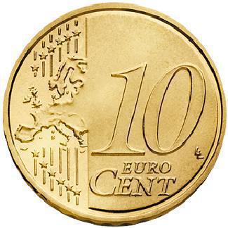 Rückseite: 10 Cent Andorra 2022