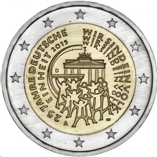 2 Euro Deutschland 2015 – 25 Jahre Deutschen Einheit