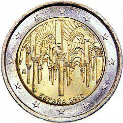 2 Euro Spanien 2010 – 1. Ausgabe der UNESCO-Welterbe-Serie: Moschee-Kathedrale von Córdoba